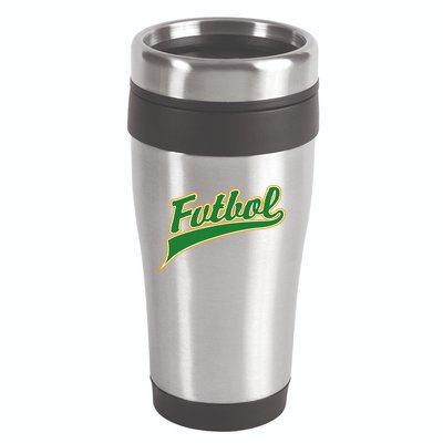 Futbol Sport Logo 16oz Travel Tumbler