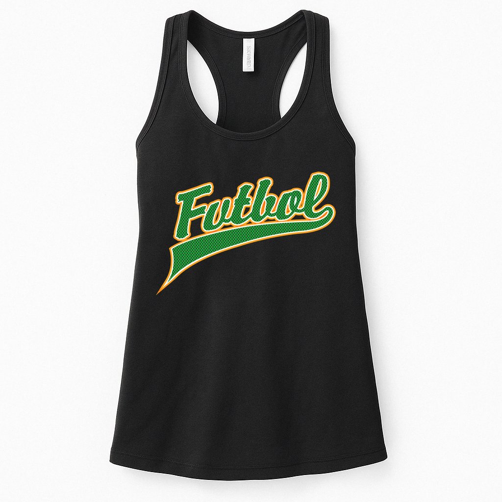 Futbol Sport Logo Womens Tank Top