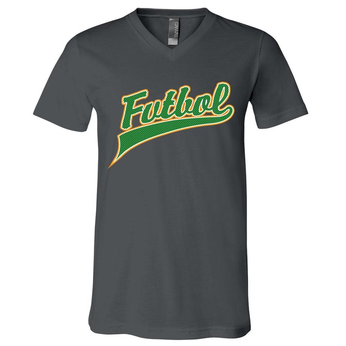 Futbol Sport Logo V-Neck T-Shirt