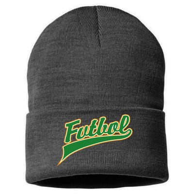 Futbol Sport Logo Sustainable Knit Beanie