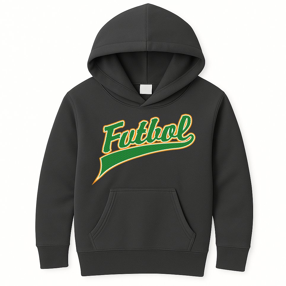 Futbol Sport Logo Kids Hoodie