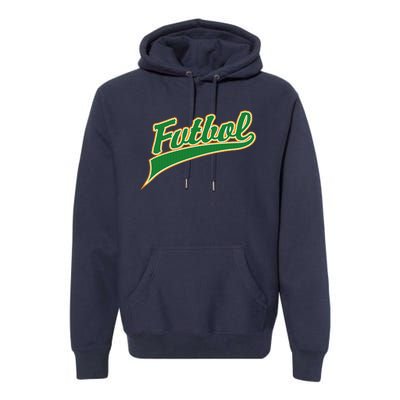 Futbol Sport Logo Premium Hoodie