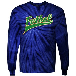 Futbol Sport Logo Tie-Dye Long Sleeve Shirt