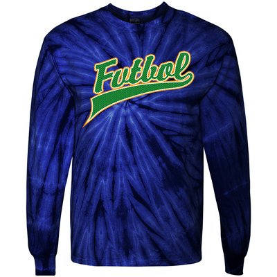 Futbol Sport Logo Tie-Dye Long Sleeve Shirt