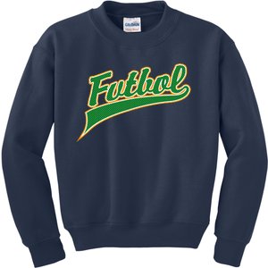 Futbol Sport Logo Kids Sweatshirt