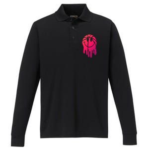 Funny SomebodyS Loud Mouth Basketball Mama MotherS Day Gift Performance Long Sleeve Polo