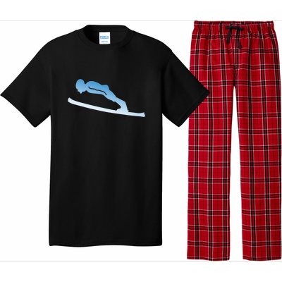 Funny Skiing Lover Gift For Skier Pajama Set