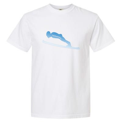 Funny Skiing Lover Gift For Skier Garment-Dyed Heavyweight T-Shirt