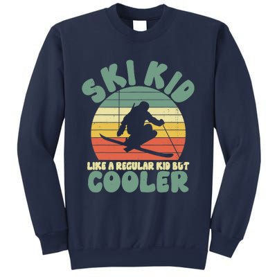 Funny Ski Like A Regular But Cooler Skiing Sweatshirt