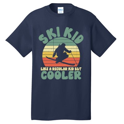 Funny Ski Like A Regular But Cooler Skiing Tall T-Shirt