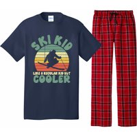 Funny Ski Like A Regular But Cooler Skiing Pajama Set