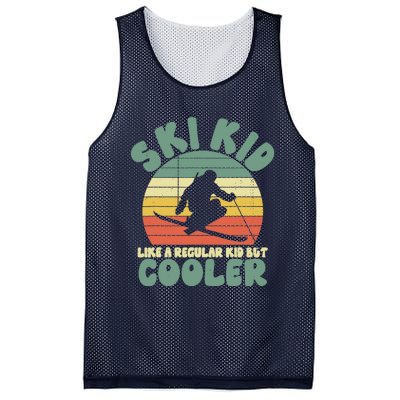 Funny Ski Like A Regular But Cooler Skiing Mesh Reversible Basketball Jersey Tank