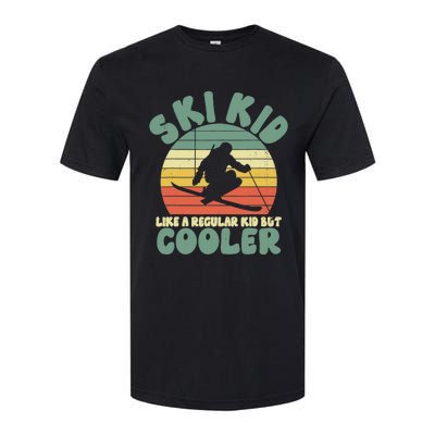 Funny Ski Like A Regular But Cooler Skiing Softstyle CVC T-Shirt