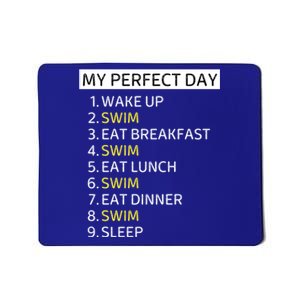 Funny Swimming Lover Gift Perfect Swim Day Funny Swimmer Funny Gift Mousepad