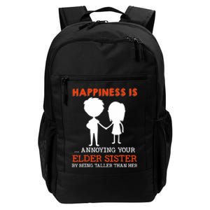 Funny Sibling Little Brother Lil Sister Daily Commute Backpack