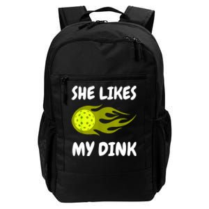 Funny She Likes My Dink Pickleball Couple Matching Pickleball Fan Gift Daily Commute Backpack