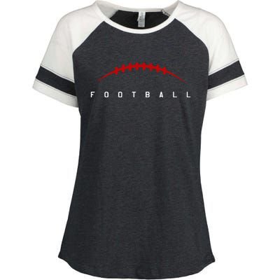 Football Sport Lover Gift Enza Ladies Jersey Colorblock Tee