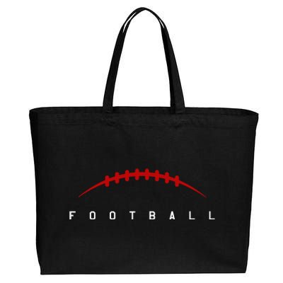 Football Sport Lover Gift Cotton Canvas Jumbo Tote