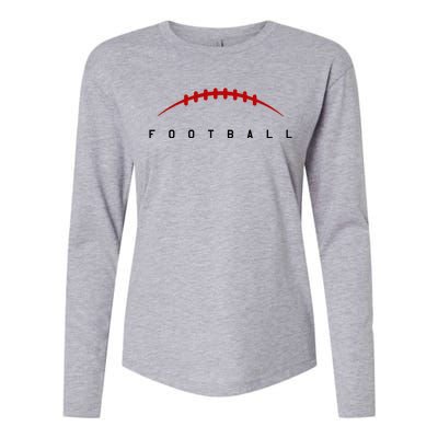 Football Sport Lover Gift Womens Cotton Relaxed Long Sleeve T-Shirt