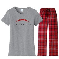 Football Sport Lover Gift Women's Flannel Pajama Set