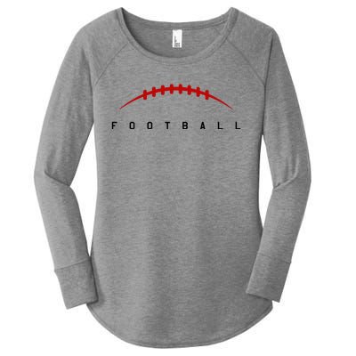 Football Sport Lover Gift Women's Perfect Tri Tunic Long Sleeve Shirt