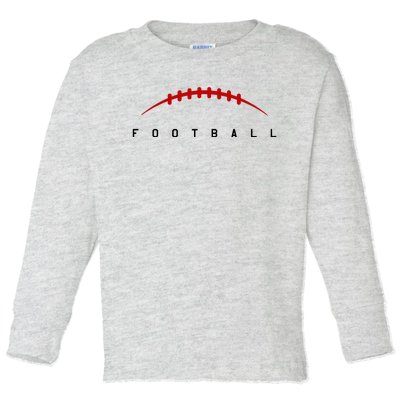 Football Sport Lover Gift Toddler Long Sleeve Shirt