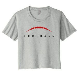 Football Sport Lover Gift Women's Crop Top Tee