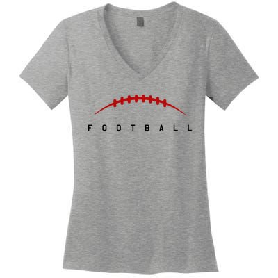 Football Sport Lover Gift Women's V-Neck T-Shirt