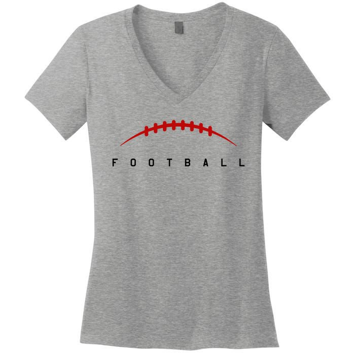 Football Sport Lover Gift Women's V-Neck T-Shirt