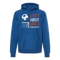 Funny Soccer Lover N Soccer Player Fans Coaches Cool Gift Premium Hoodie