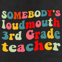 funny somebody's loudmouth 3rd grade teacher Adult Drive Performance Visor