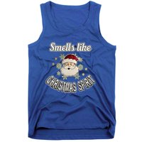 Funny Smells Like Christmas Spirit Santa Snowflake Funny Gift Tank Top