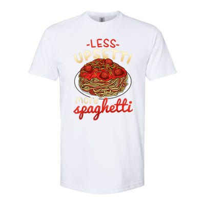 Funny Spaghetti Lover Gift Pasta Italian Cuisine Food Foodie Softstyle® CVC T-Shirt