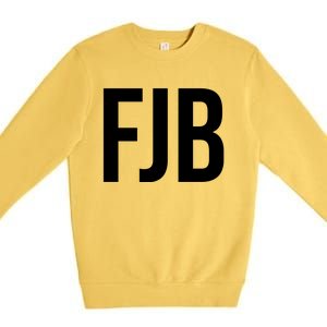 FJB Simple Logo (F!ck Joe Biden) Premium Crewneck Sweatshirt