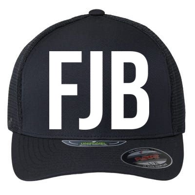 FJB Simple Logo (F!ck Joe Biden) Flexfit Unipanel Trucker Cap