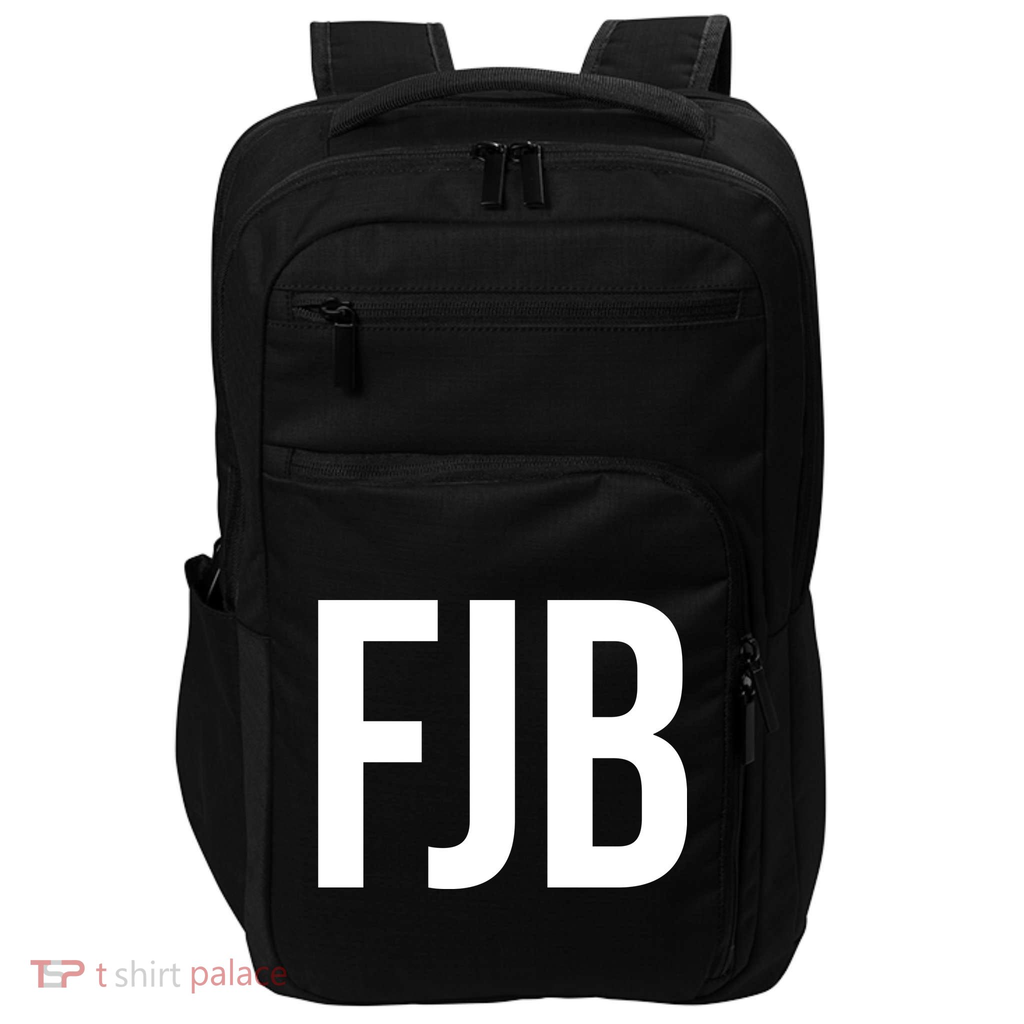 FJB Simple Logo (F!ck Joe Biden) Impact Tech Backpack