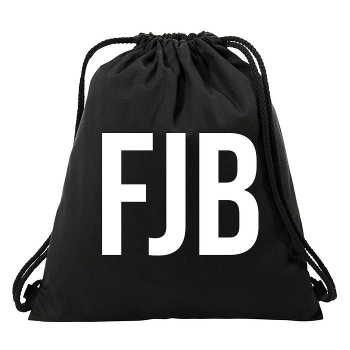 FJB Simple Logo (F!ck Joe Biden) Drawstring Bag