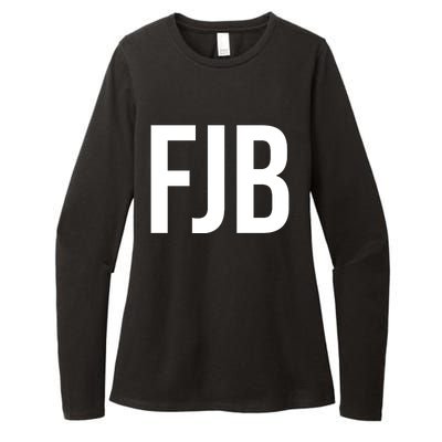 FJB Simple Logo (F!ck Joe Biden) Womens CVC Long Sleeve Shirt