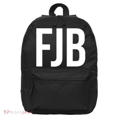 FJB Simple Logo (F!ck Joe Biden) 16 in Basic Backpack