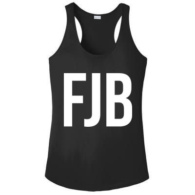 FJB Simple Logo (F!ck Joe Biden) Ladies PosiCharge Competitor Racerback Tank