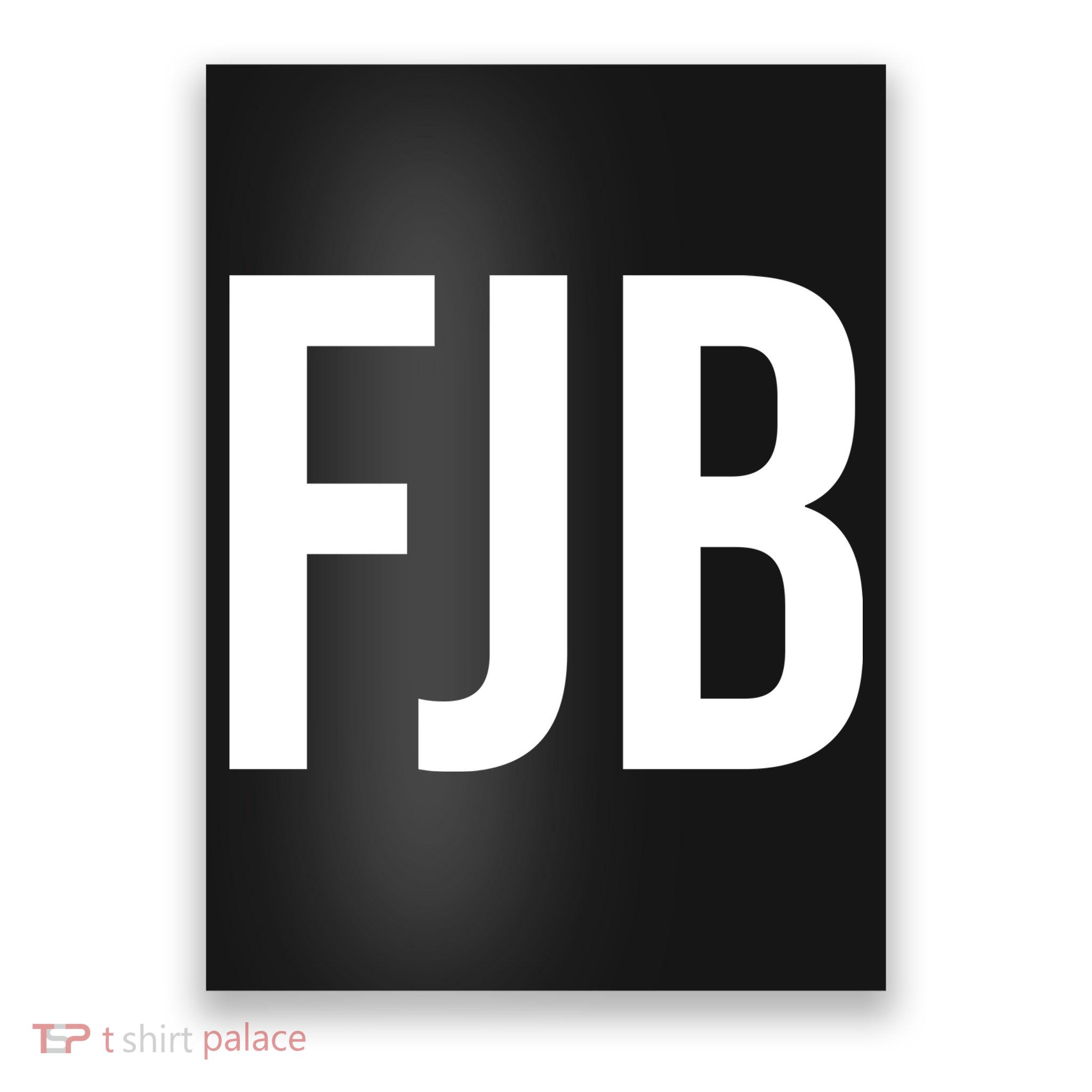 FJB Simple Logo (F!ck Joe Biden) Poster