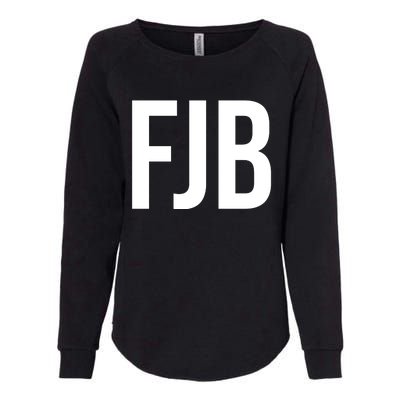 FJB Simple Logo (F!ck Joe Biden) Womens California Wash Sweatshirt