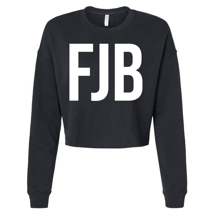 FJB Simple Logo (F!ck Joe Biden) Cropped Pullover Crew