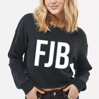 FJB Simple Logo (F!ck Joe Biden) Cropped Pullover Crew
