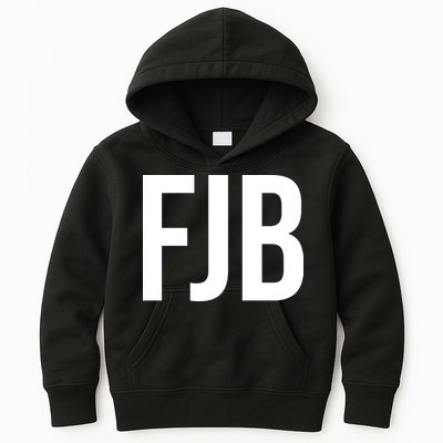 FJB Simple Logo (F!ck Joe Biden) Kids Hoodie