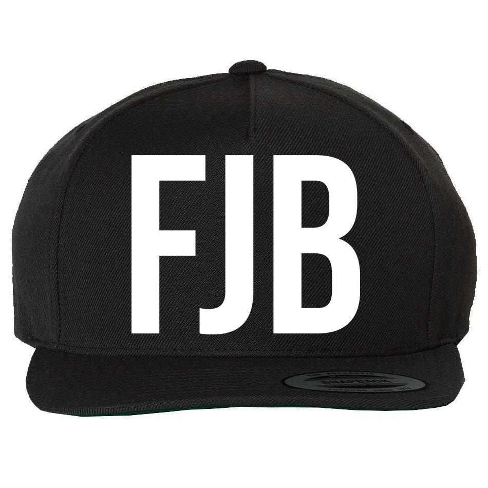 FJB Simple Logo (F!ck Joe Biden) Wool Snapback Cap