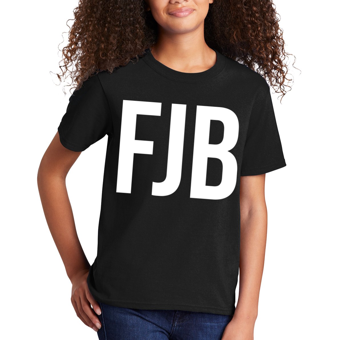 FJB Simple Logo (F!ck Joe Biden) Kids T-Shirt