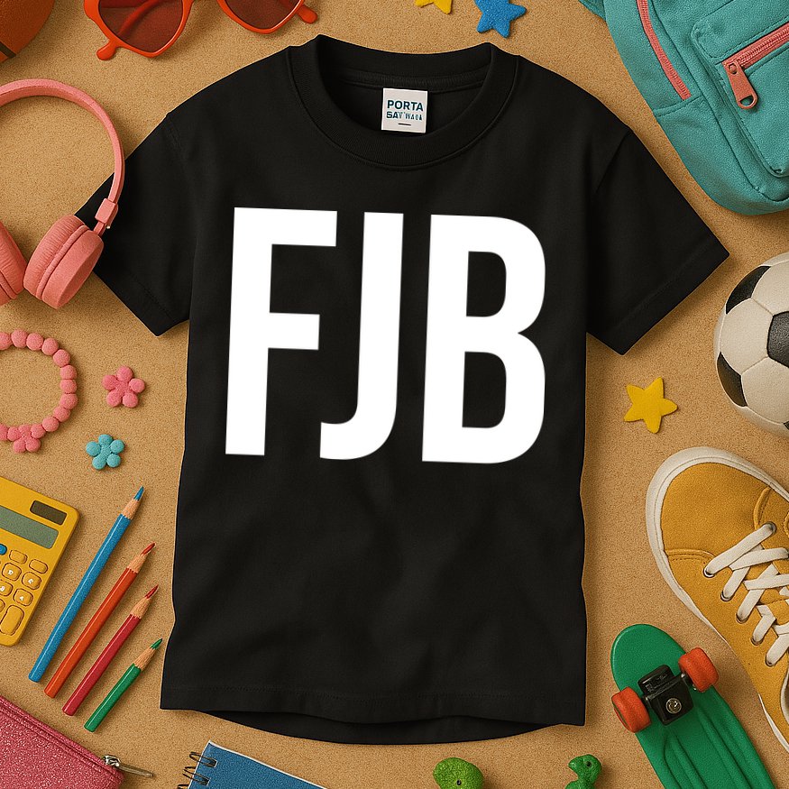 FJB Simple Logo (F!ck Joe Biden) Kids T-Shirt