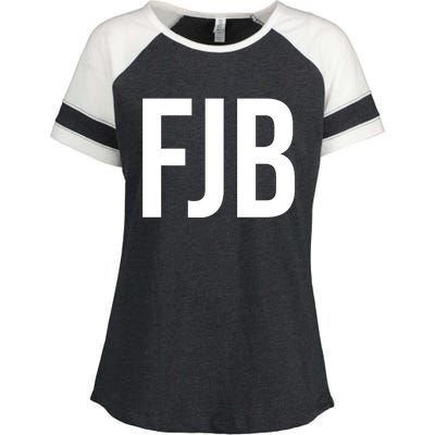 FJB Simple Logo (F!ck Joe Biden) Enza Ladies Jersey Colorblock Tee