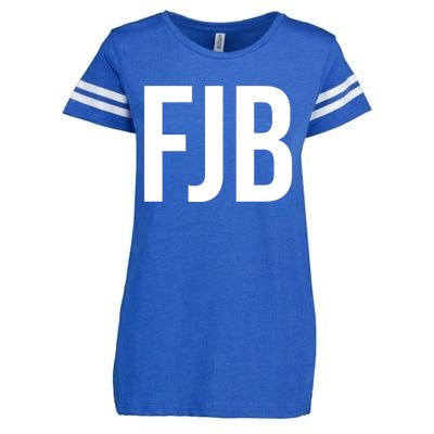 FJB Simple Logo (F!ck Joe Biden) Enza Ladies Jersey Football T-Shirt